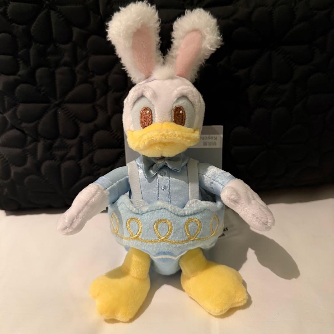 上海ディズニー　2026 イースター　ドナルド&デイジー　ぬいぐるみキーチェーン
