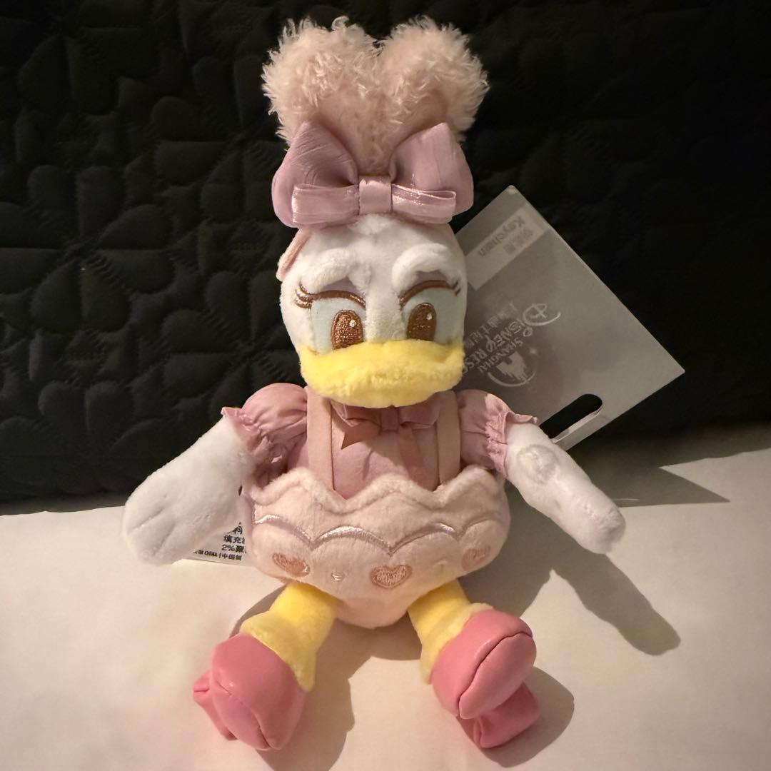 上海ディズニー　2026 イースター　ドナルド&デイジー　ぬいぐるみキーチェーン