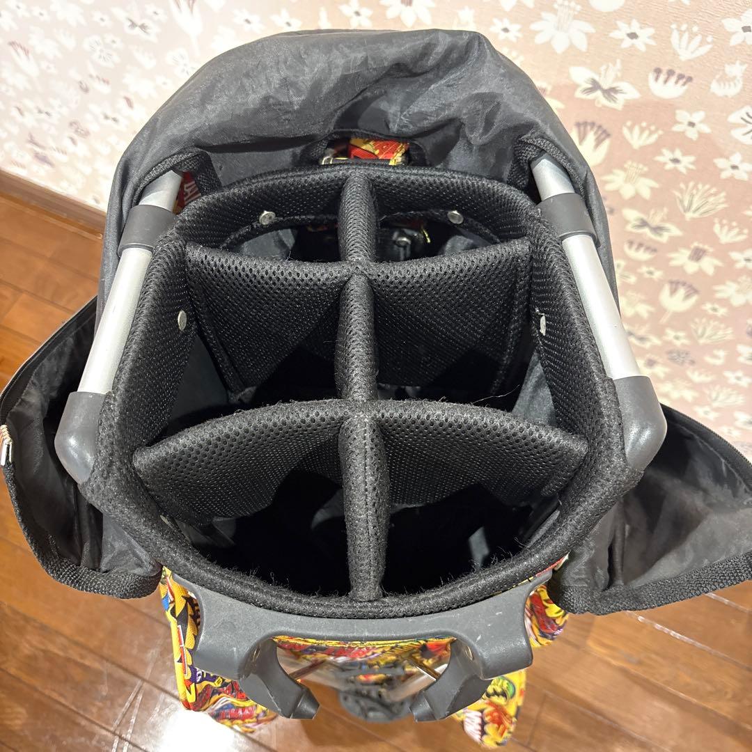 MASTER BANNY バットマン アメコミ柄　ゴルフバッグ スタンド付き