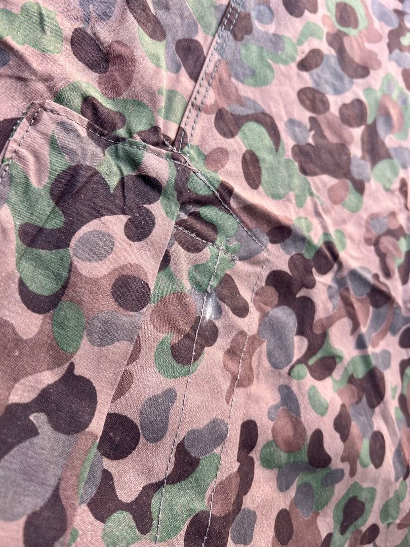1975年製 軍幕 オーストリア軍 ツェルトバーン スワンプカモ ポンチョテント