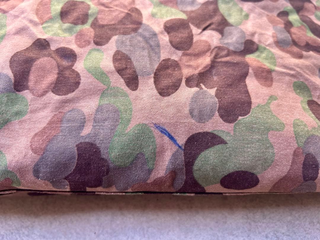 1975年製 軍幕 オーストリア軍 ツェルトバーン スワンプカモ ポンチョテント