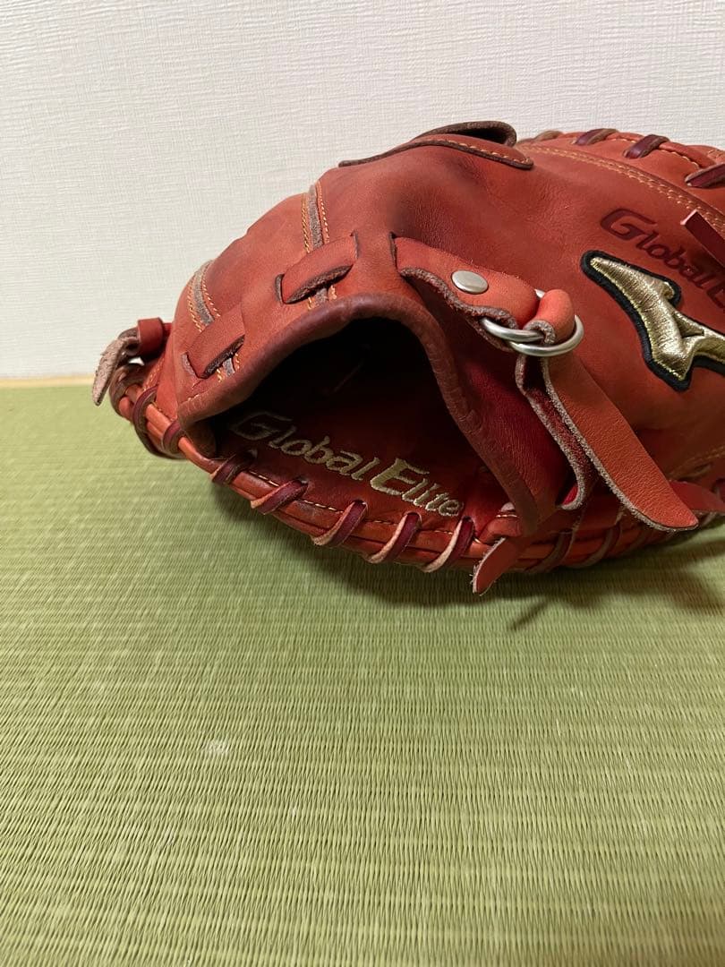 美品ミズノグローバルエリート硬式キャッチャーミット1AJCH21300 捕手