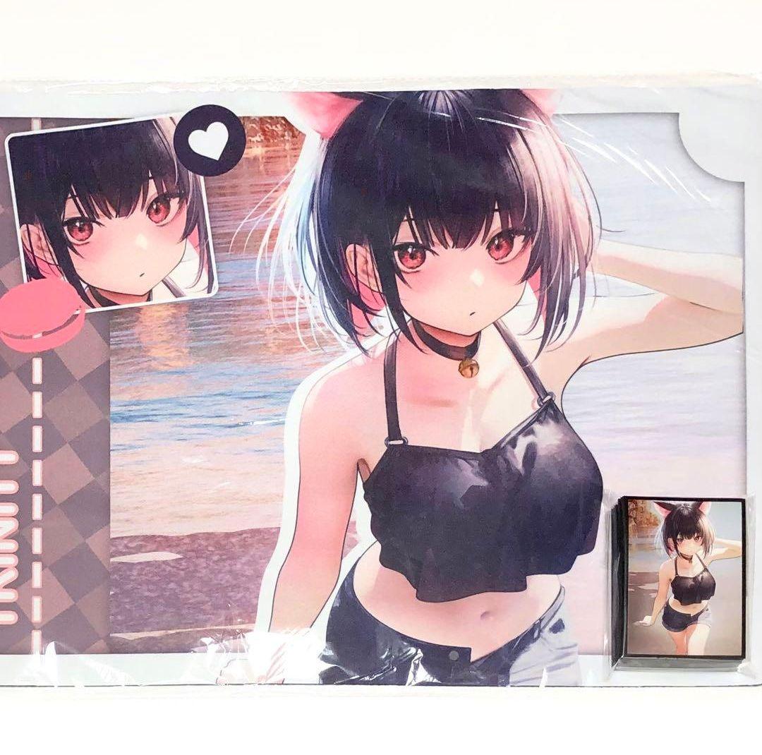 ブルーアーカイブ 杏山カズサ スリーブ プレイマット セット ブルアカ ll