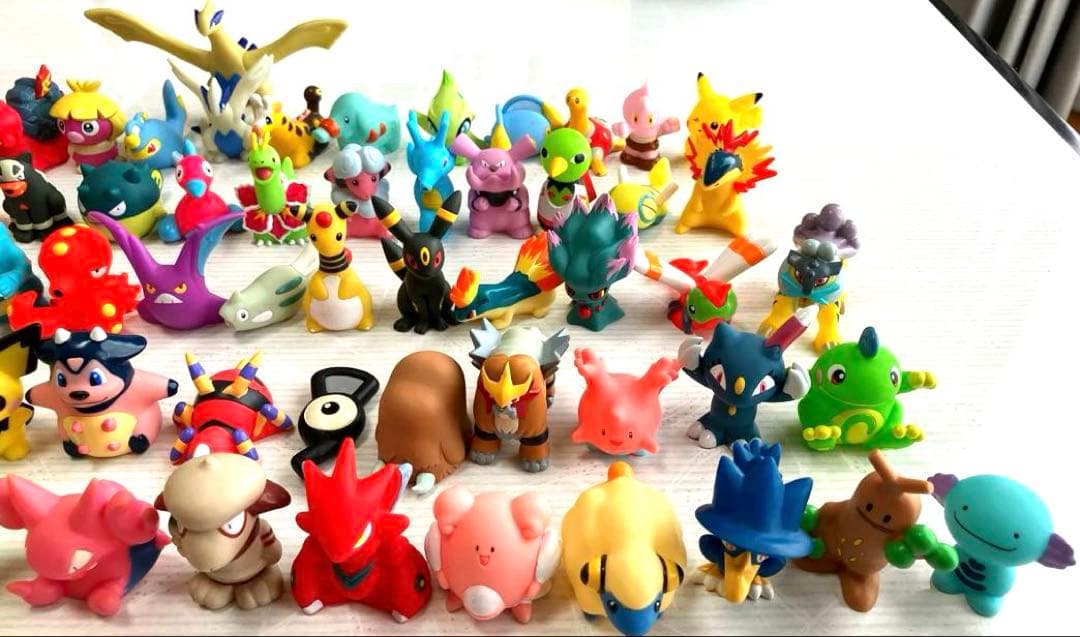 ポケモン指人形　フィギュア　金・銀　(1998〜2001) まとめ売り76個