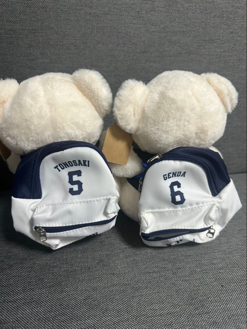 ライオンズテディベア源田選手＆外崎選手2体セット