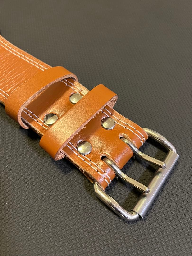 【美品】ゴールドジム プロレザーベルト Lサイズ