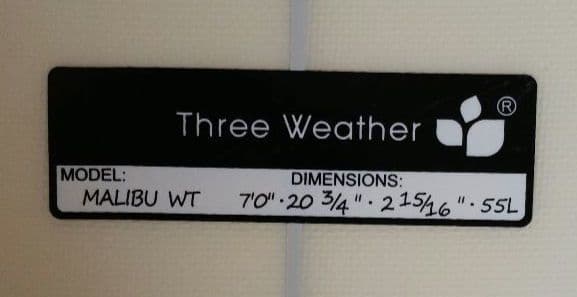 スリーウェザー THREE WEATHER MALIBU 中古 湘南手渡し