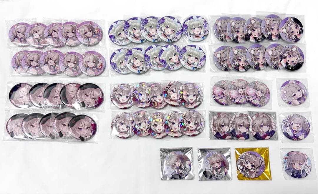 ネオポルテ 夜絆ニウ 缶バッジ 62点