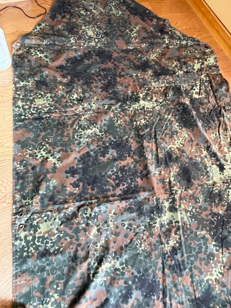 りんご　ドイツ軍幕　パップテント　2枚セット　ベルギー軍幕 ポールセット