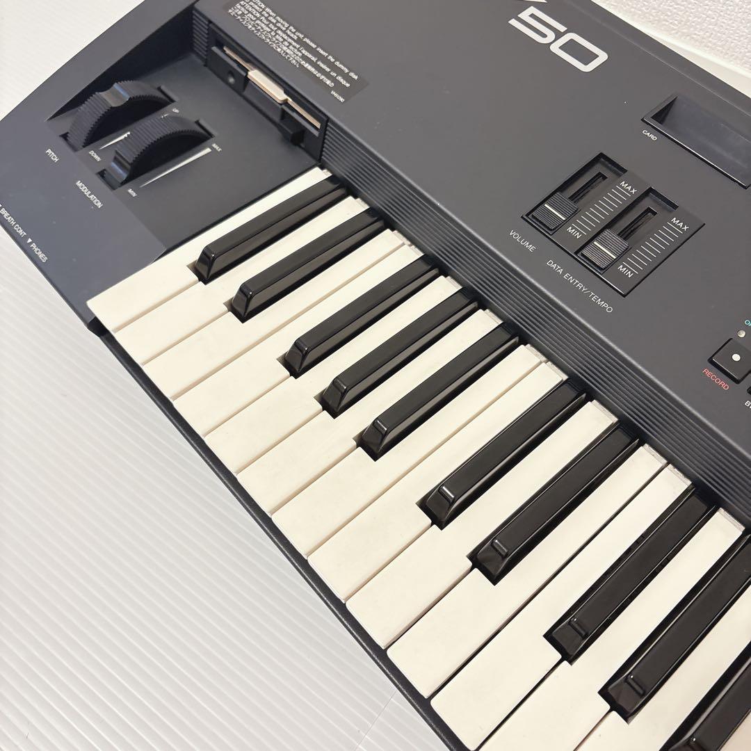 【希少】動作品 YAMAHA V50 シンセサイザー 61鍵 キーボード