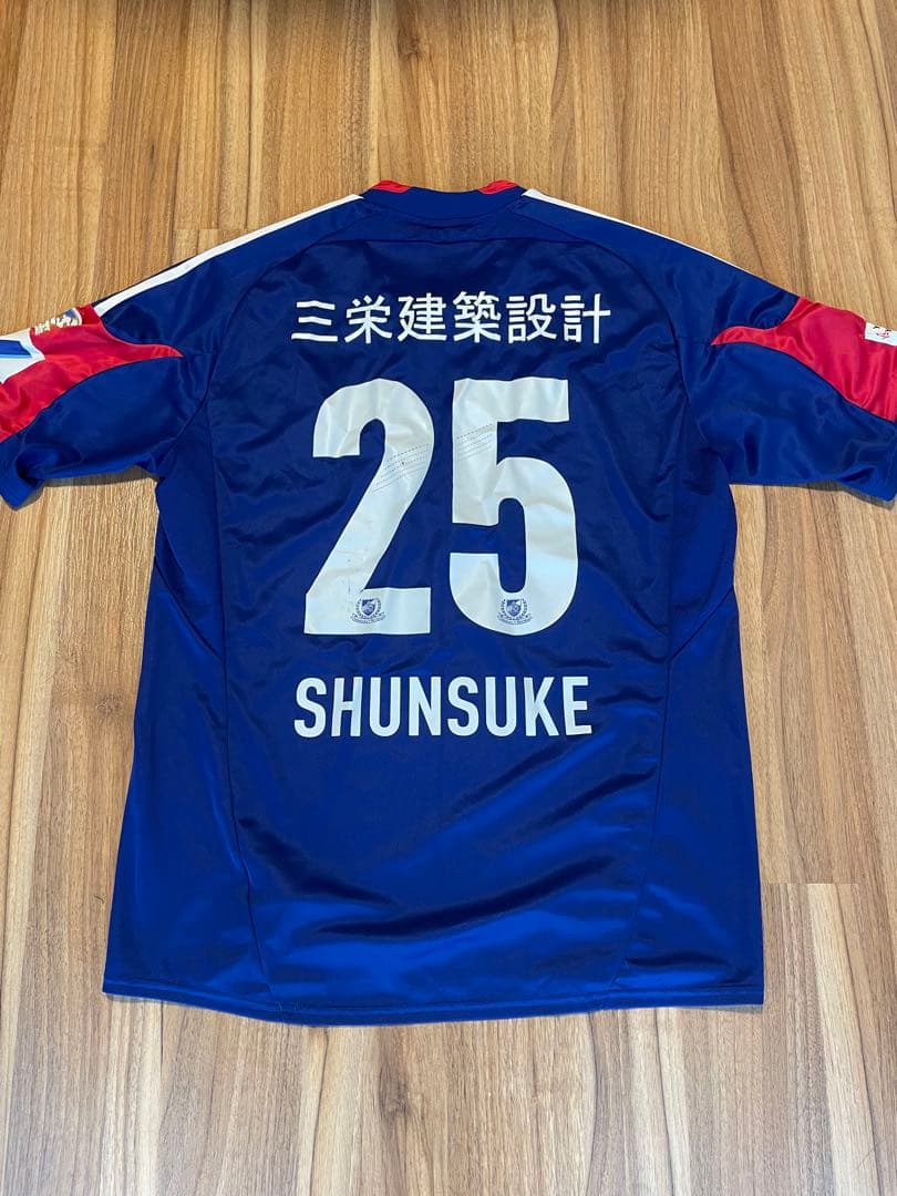 adidas サッカーシャツ 青 25 SHUNSUKE