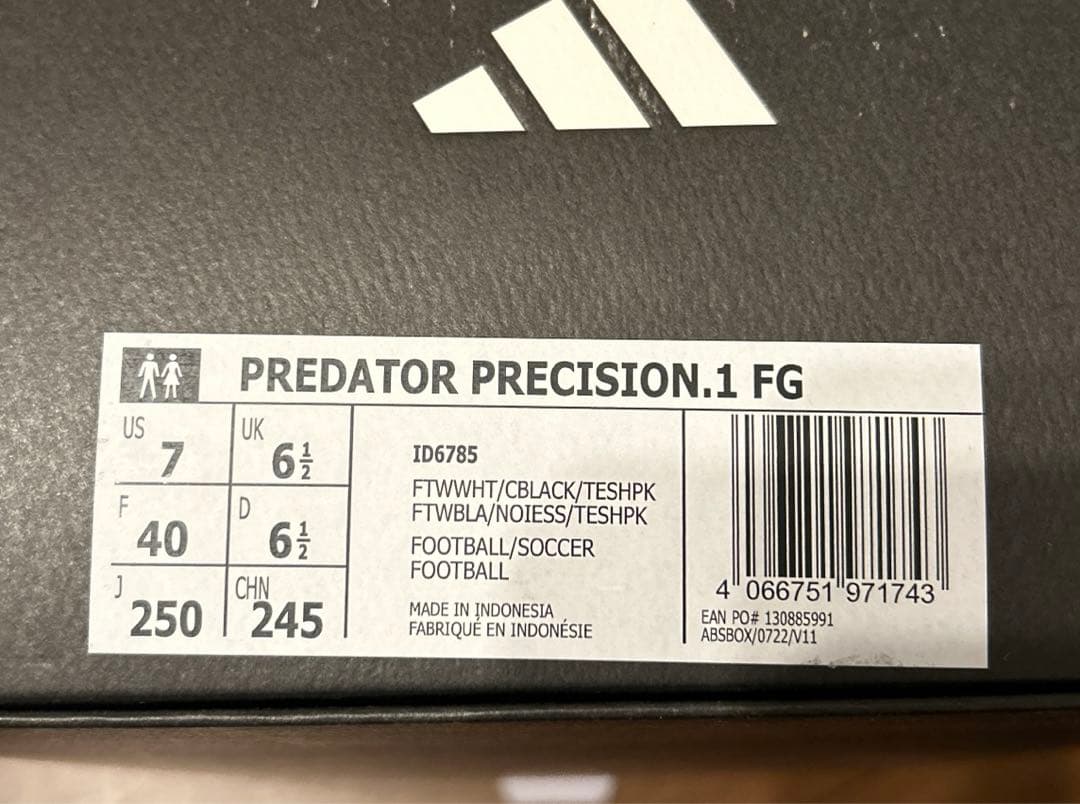 【新品未使用】adidas PREDATOR PRECISION.1 FG