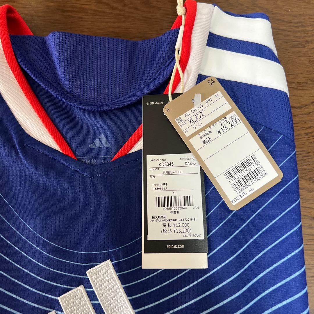 【新品タグ付】サッカー 日本代表 2026 ホーム ユニフォーム XL