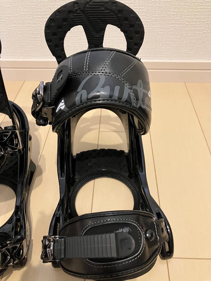 Burton スノーボード ビンディング 3D プレート付き　バートン　黒