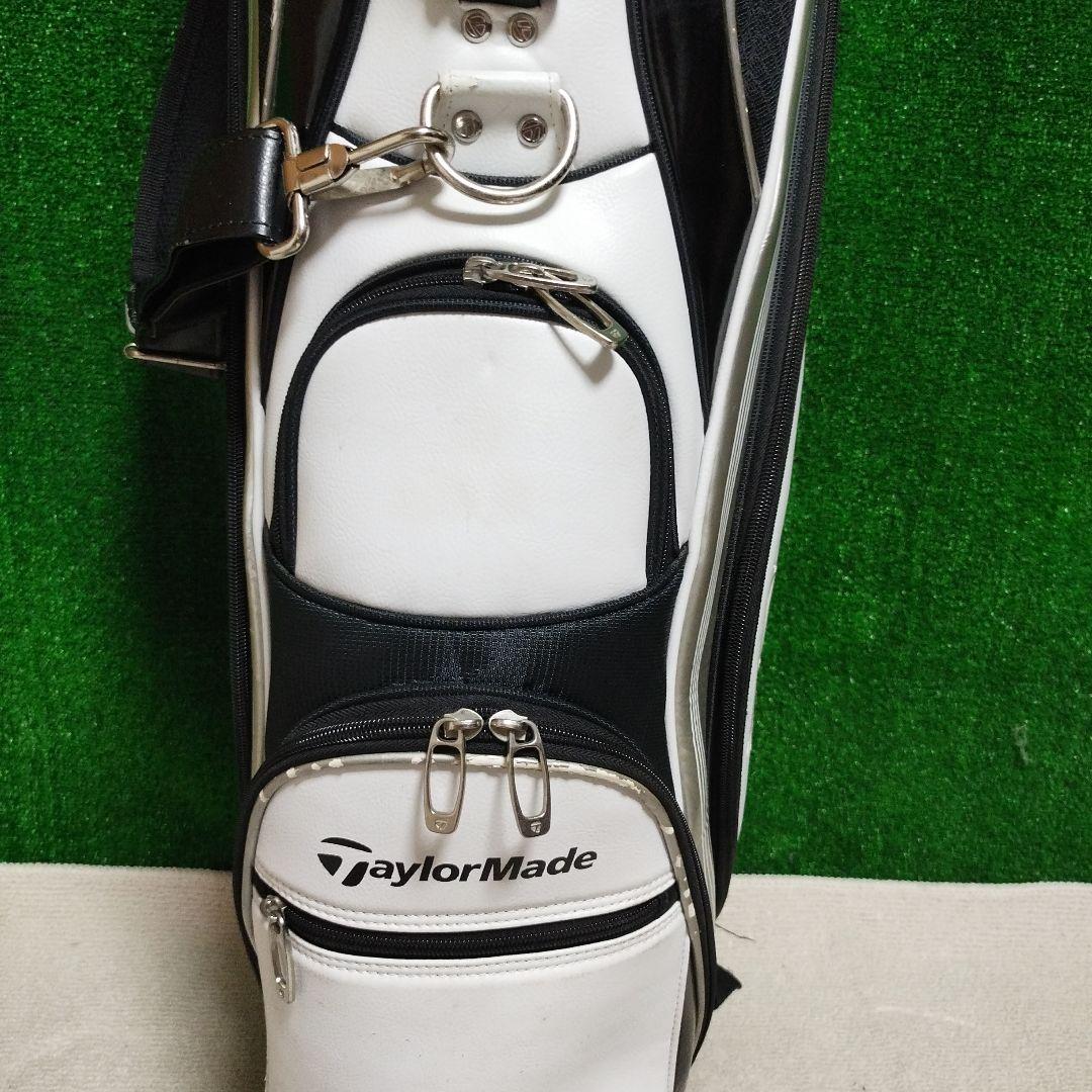 TaylorMade キャディバッグ ホワイト・ブラック フード無し