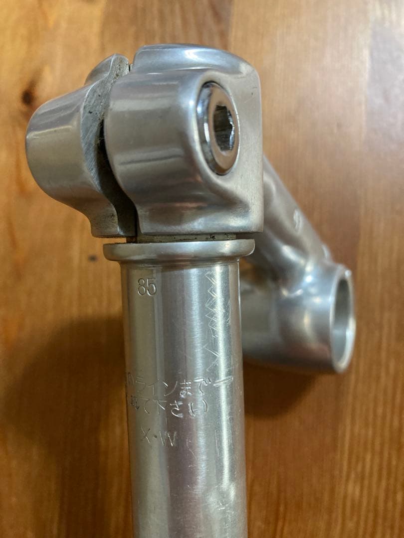 希少 NITTO 天返しステム 80mm ピスト njs 刻印 競輪 22.2