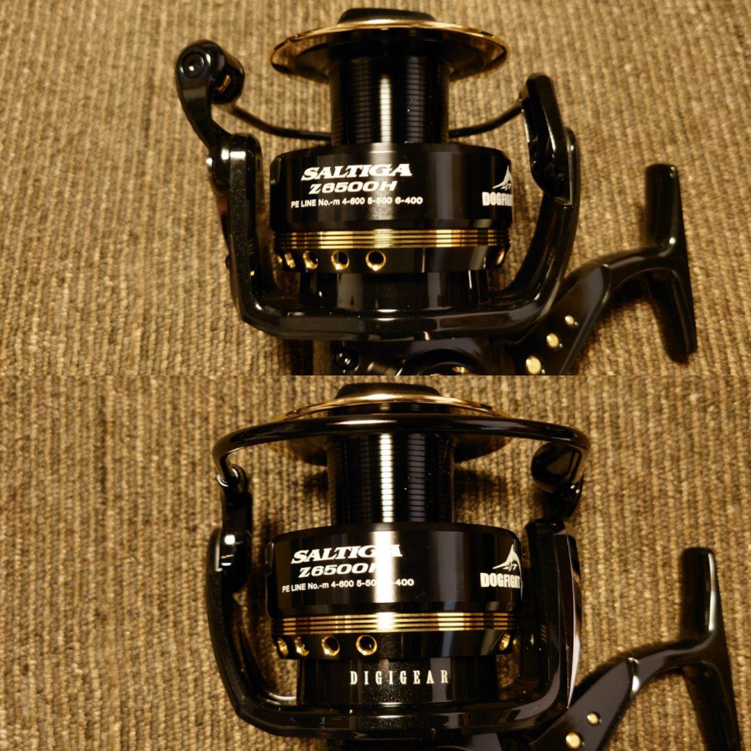 新品未使用 ダイワ 初代 06 ソルティガ Z 6500H-DF ドッグファイト