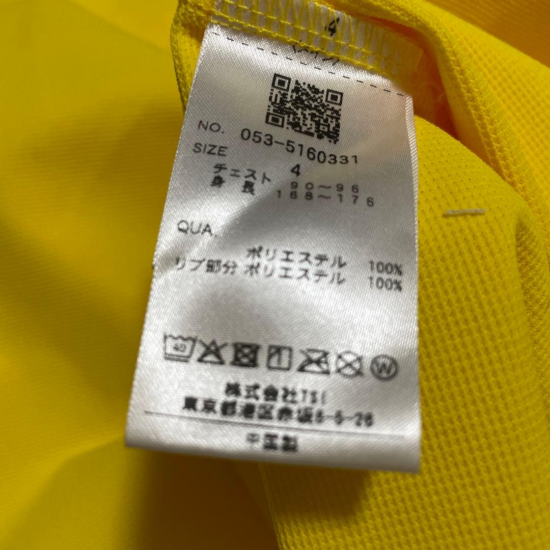 人気完売パーリーゲイツピカチュウ半袖ポロシャツトップス イエローサイズ4