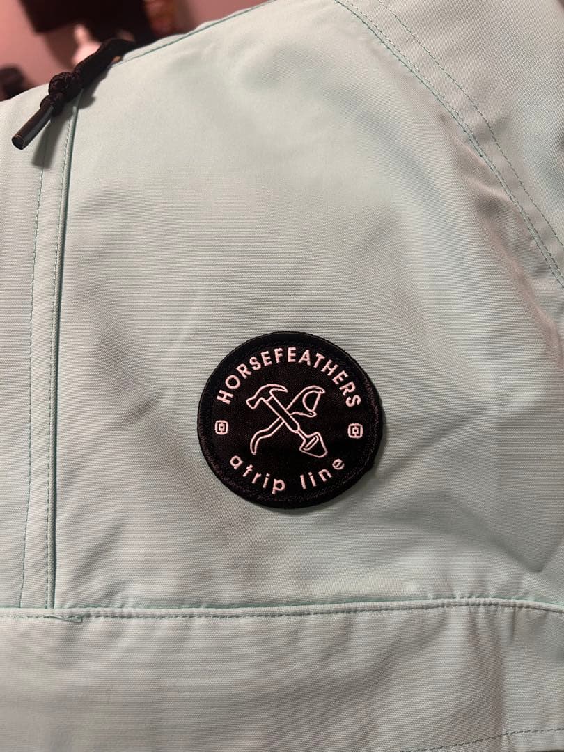 【レア】Horsefeathersスノーウェアアノラックジャケットミントグリーン