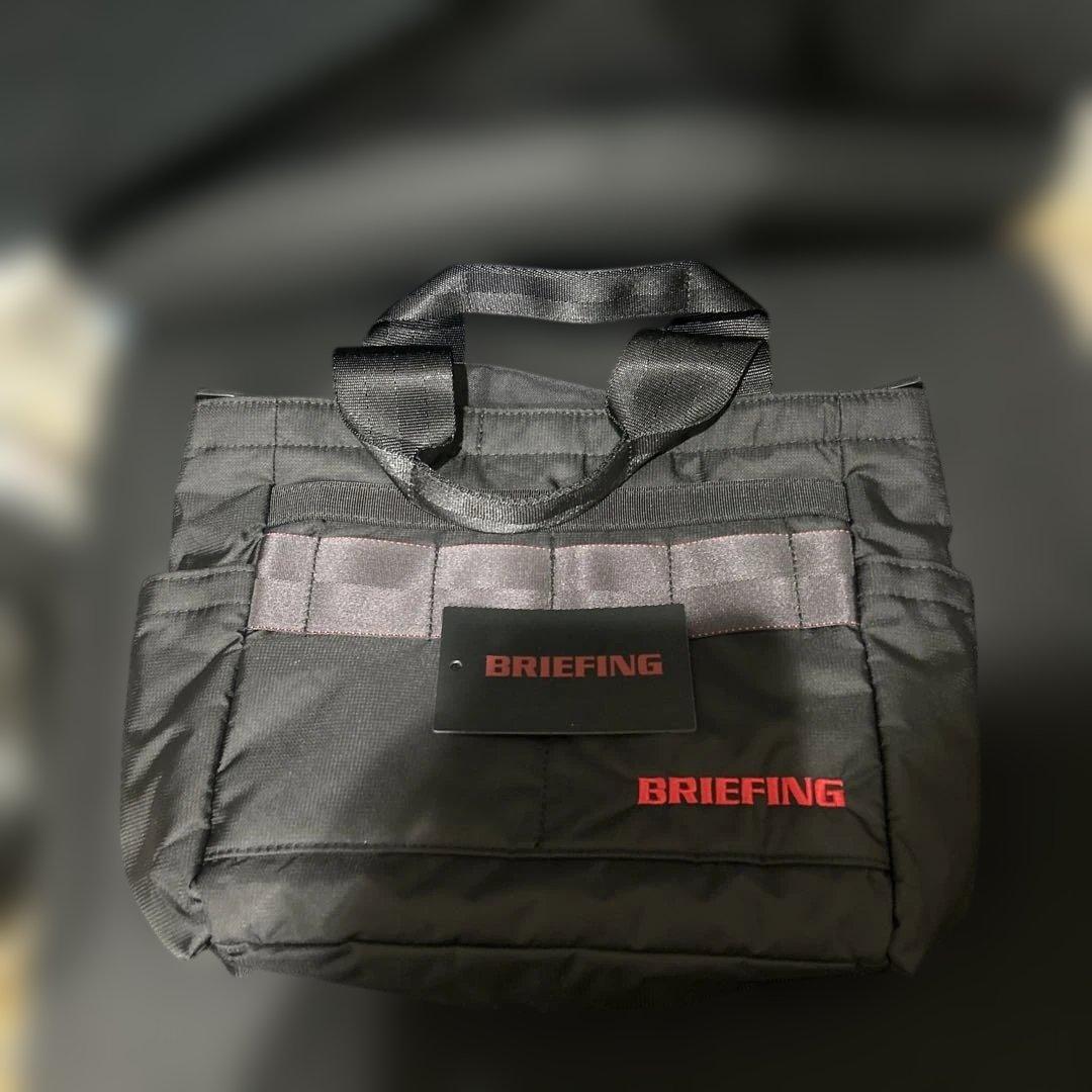 BRIEFING ブラック ミニトートバッグ