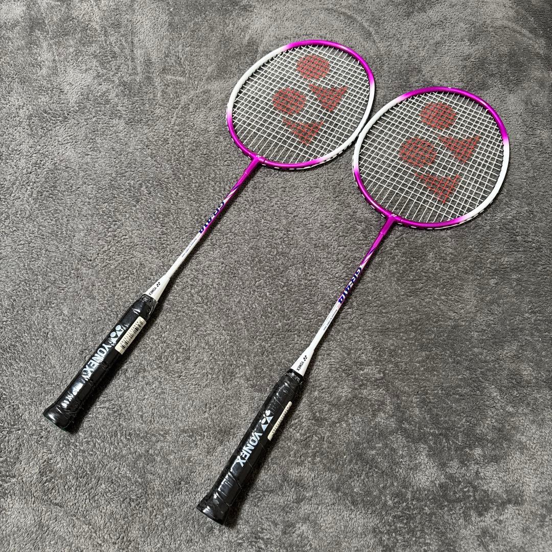 【ギスあり未使用品】YONEX バトミントンラケット　GR-414 ケース付き