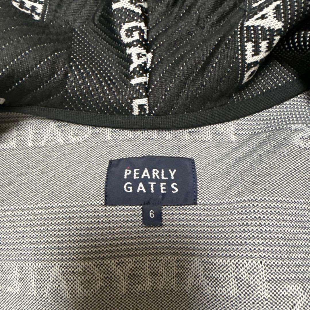PEARLY GATES フード付きセットアップ サイズ6 ブラック