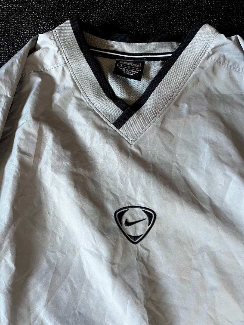 90s.00s NIKE ナイキ TEAM ナイロンピステ　 サイズ　L