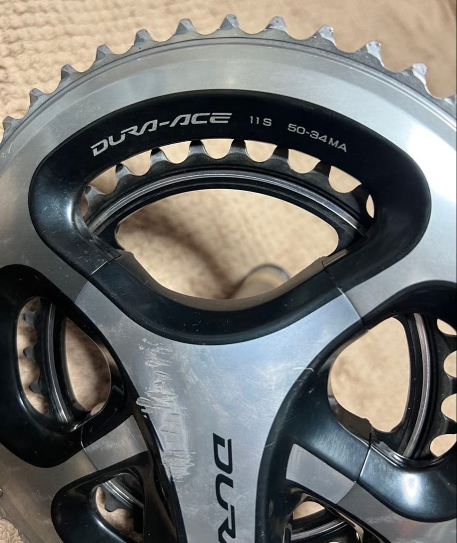 DURA-ACE SHIMANO FC-9000　50-34 172.5mm