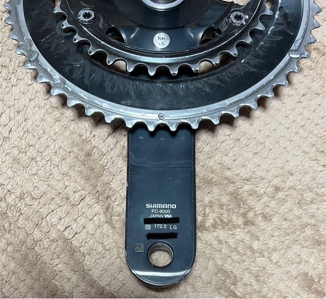 DURA-ACE SHIMANO FC-9000　50-34 172.5mm