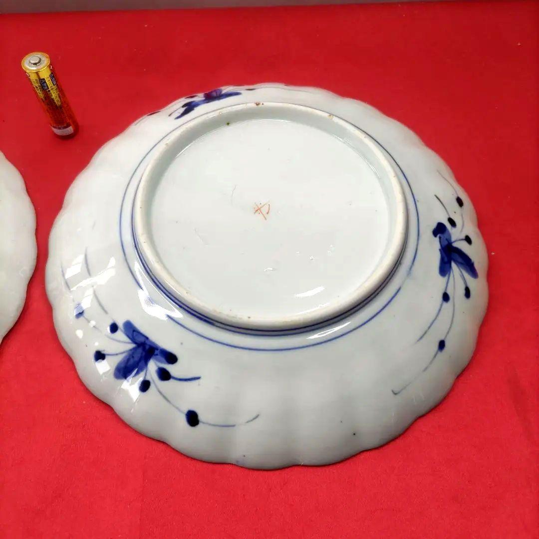 有田焼　伊万里焼　古伊万里　金彩　色絵　大皿　平皿　盛り皿　7寸皿2客セット