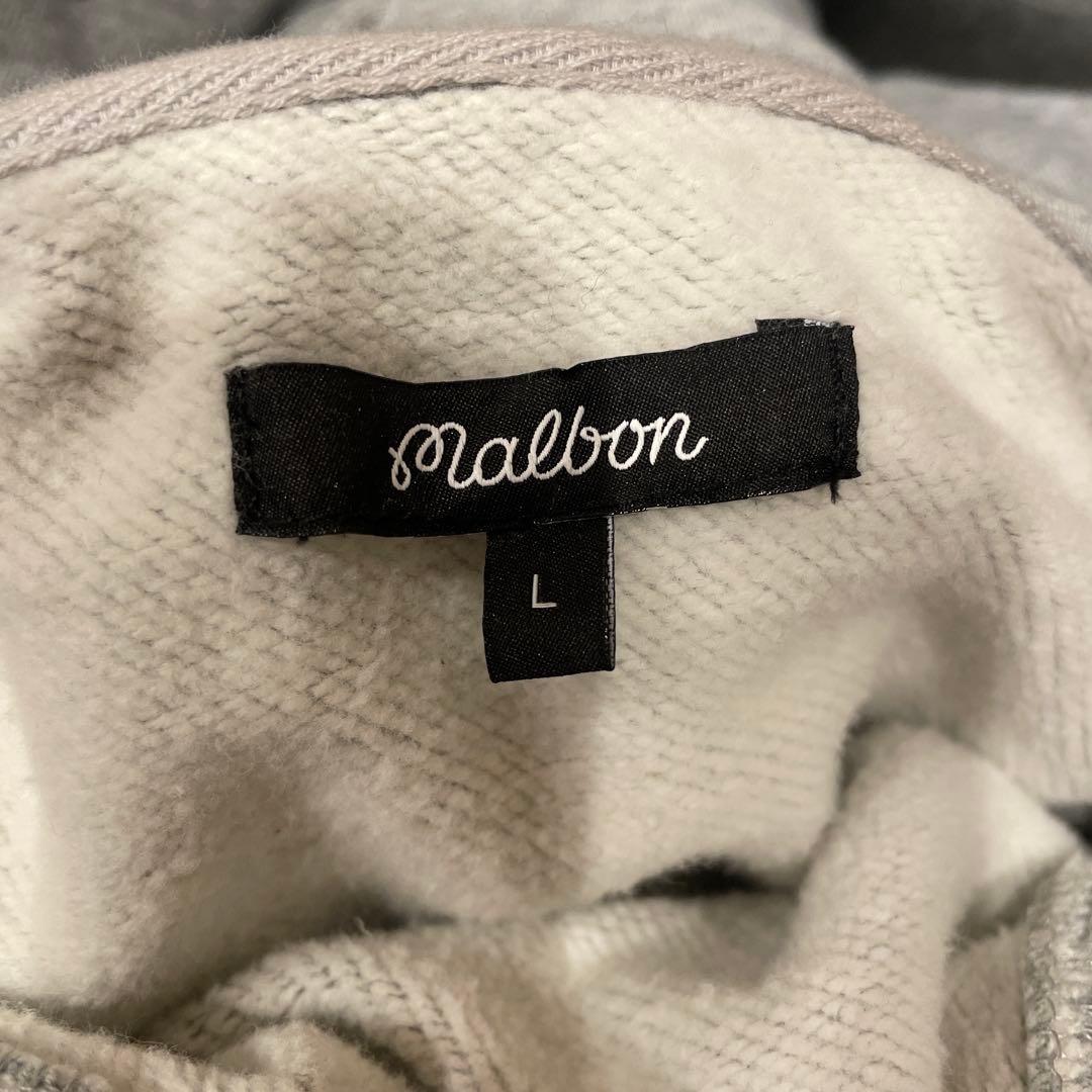 BEAMS GOLF✖️Malbon グレー パーカー Lサイズ