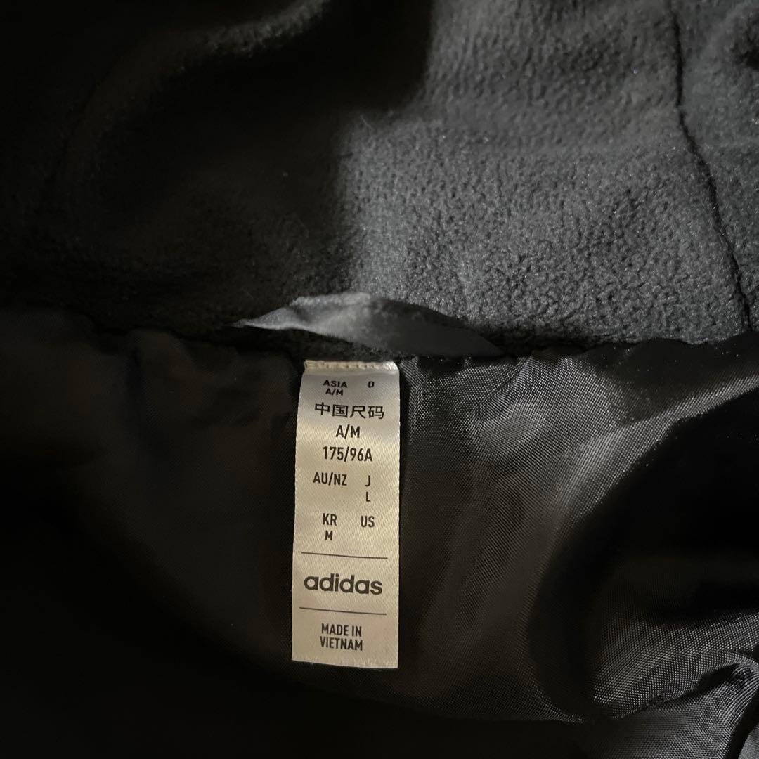 adidas べンチコート 黒　Lサイズ