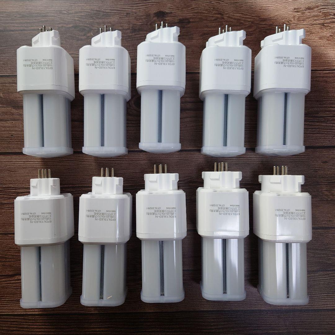 新品10本◆ECO DEViCE エコデバイス EFDL13LED-N 昼白色