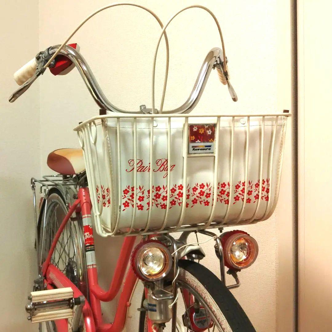 昭和 レトロ カワムラ 自転車 チロル シティサイクル 希少 純正部品多数