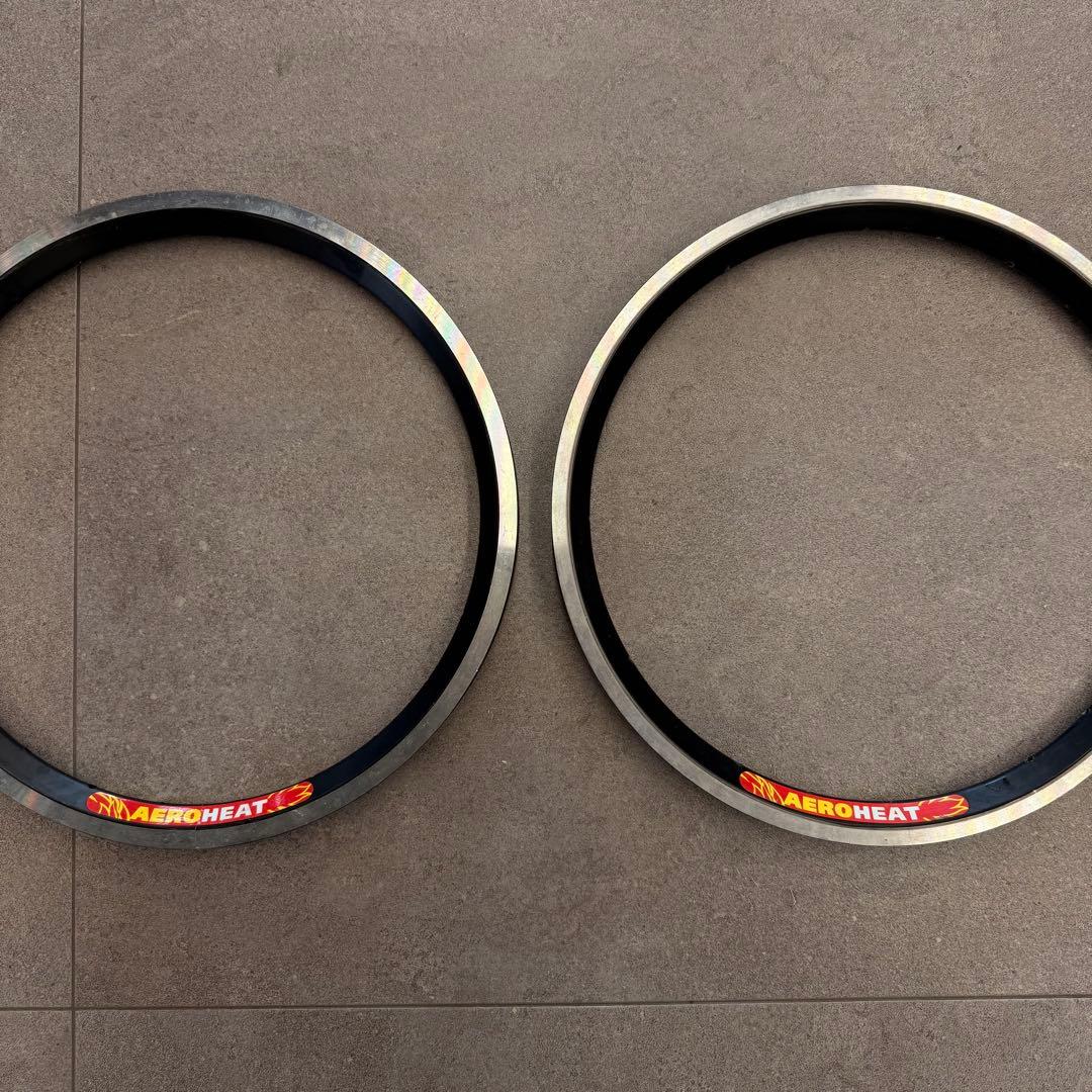 VELOCITY リム 2本セット　24ホール　AERO HEAT 16インチ