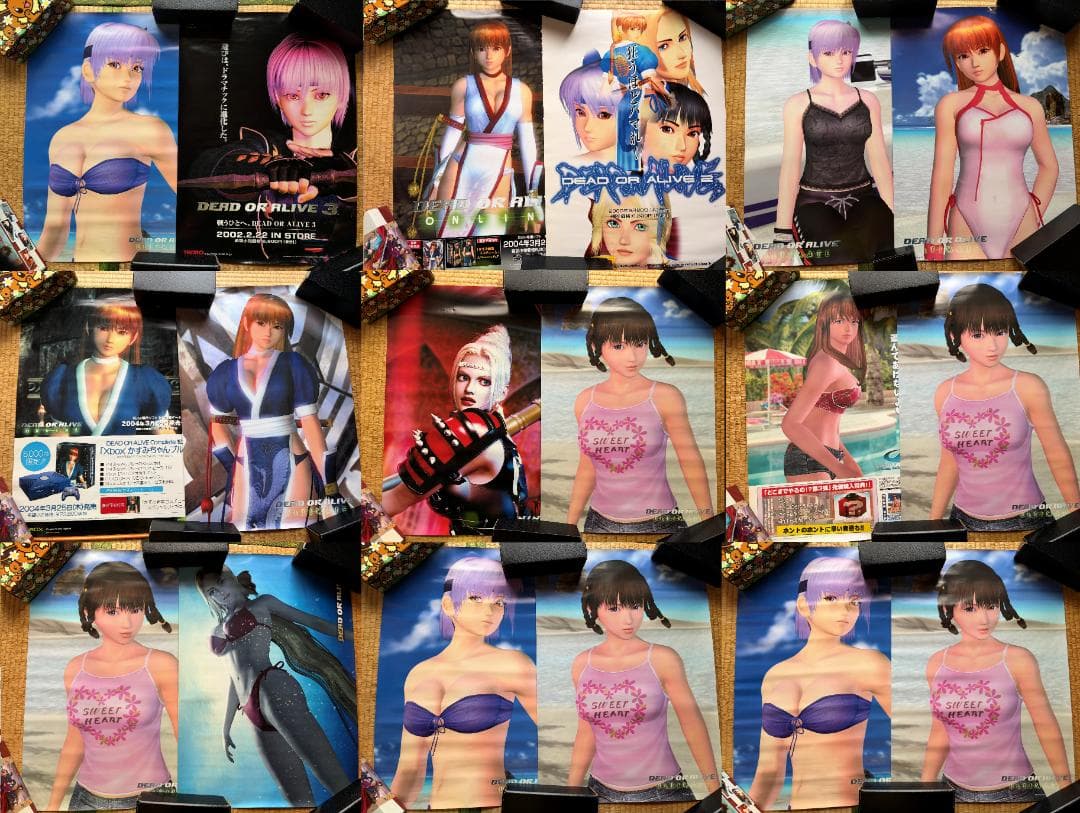 DEAD OR ALIVE ポスター７７枚+おまけ３つ　大量まとめ