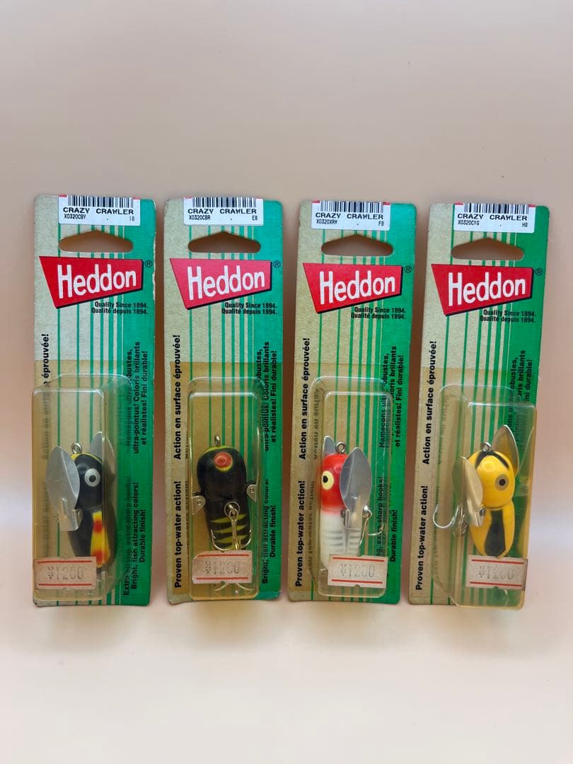 1-7 Heddon トップウォーター ルアー 4個セット