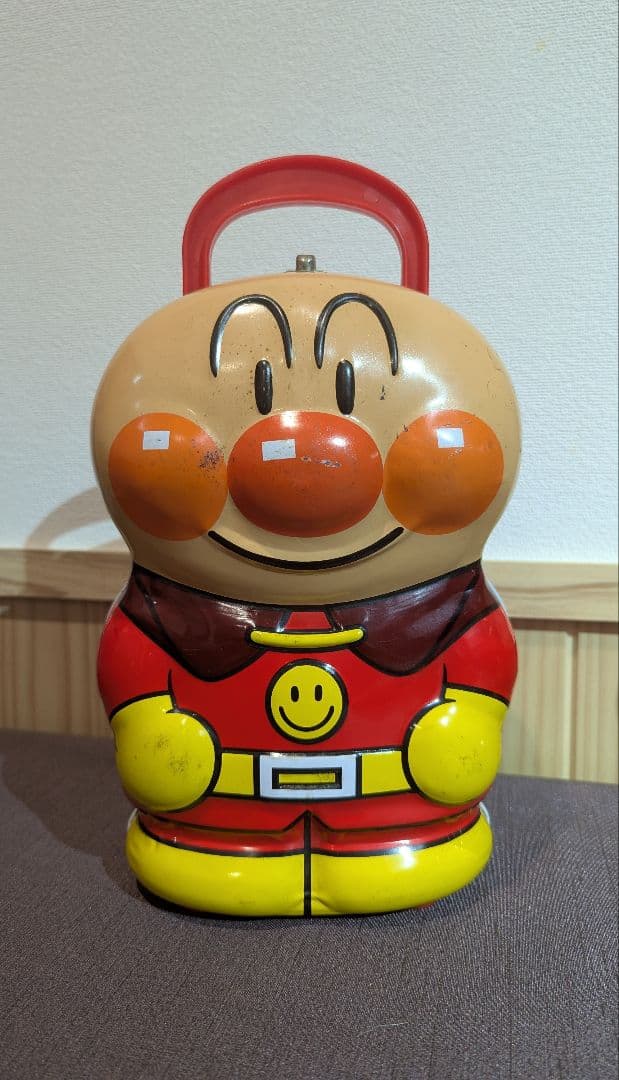 アンパンマン レトロ 3点セット ブリキケース キャリーバッグ シャンプーボトル