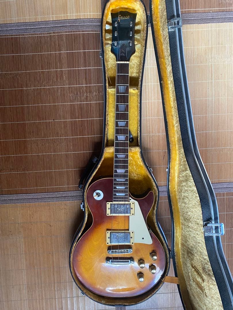 70's 初期～中期製　グネコロゴグレコ レスポールハードケース付Sナンバー無し