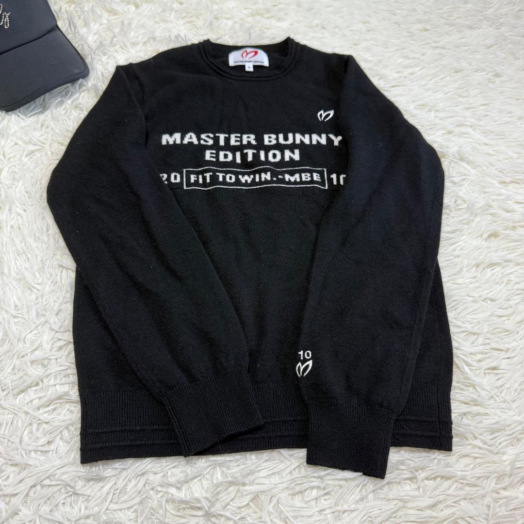 【マスターバニー】美品 ニットセーター ブラック サイズ レディース