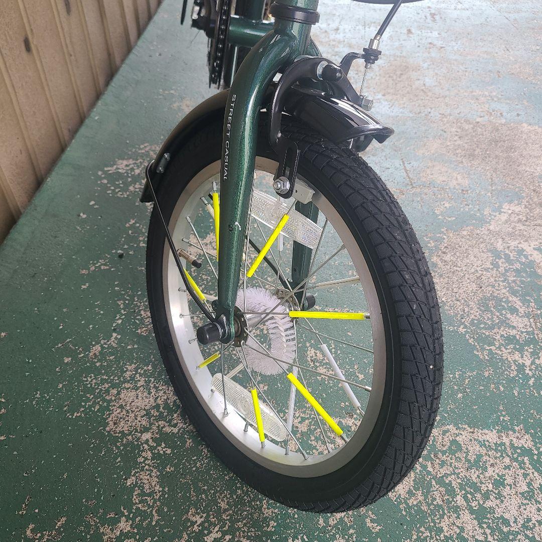 折り畳み自転車　マイパラス　16インチ　シマノ製6段