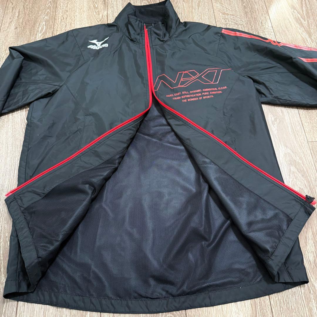 Mizuno 裏メッシュ サッカー フットサルウェア ピステ上下 ブラック L