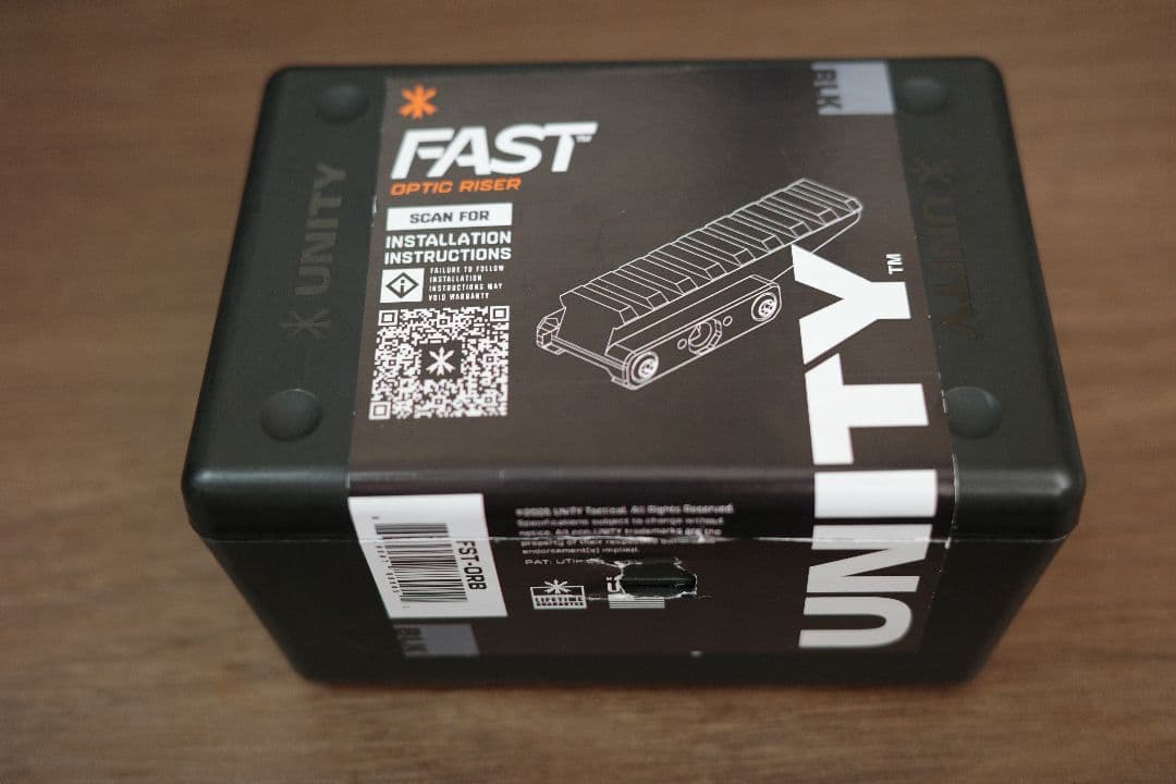 実物 UNITY FAST Optic Riser ブラック