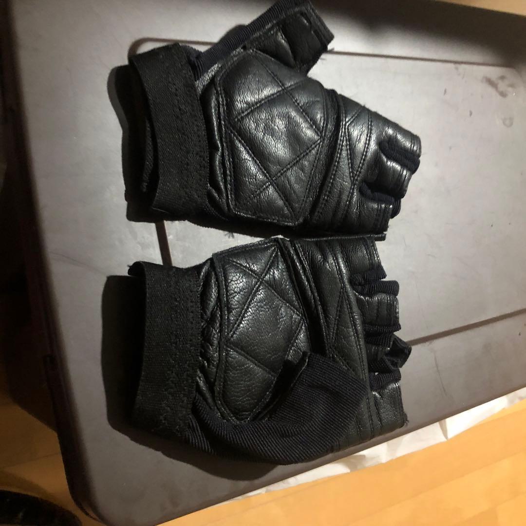 GOLDS GYM パワーグリップ Lサイズ 黒