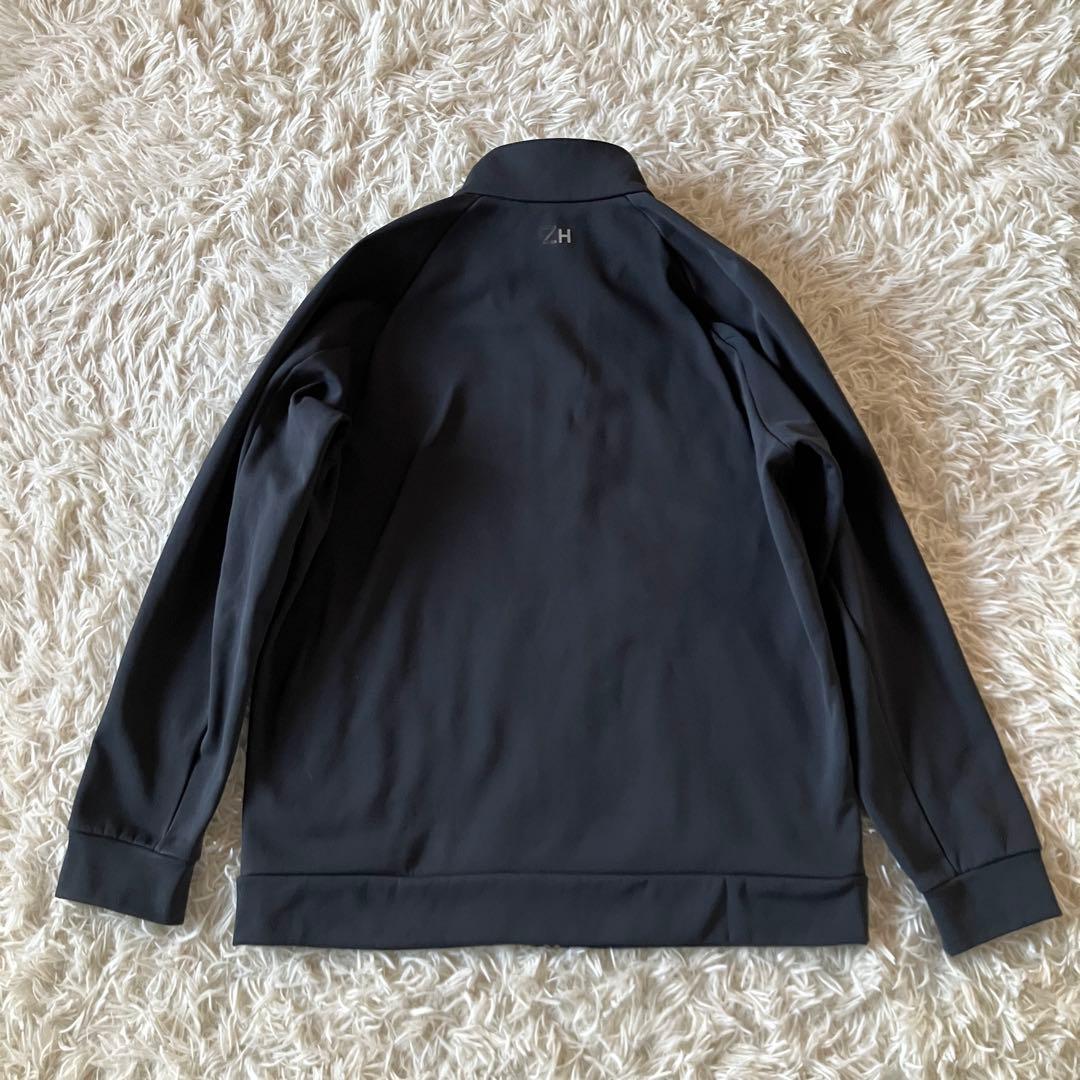 ゼロハリバートン ジップジャケット フリース ダークグレー メンズ 2L（XL）