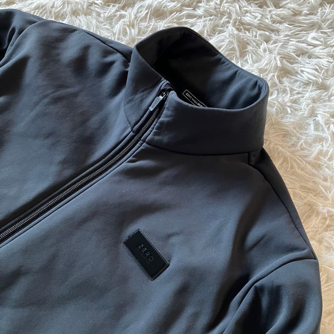 ゼロハリバートン ジップジャケット フリース ダークグレー メンズ 2L（XL）