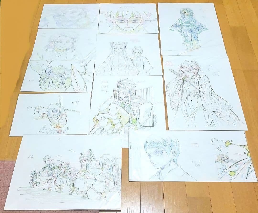 【3/23まで限定】鬼滅の刃Blu-ray特典 複製原画フルコンプセット 立志編