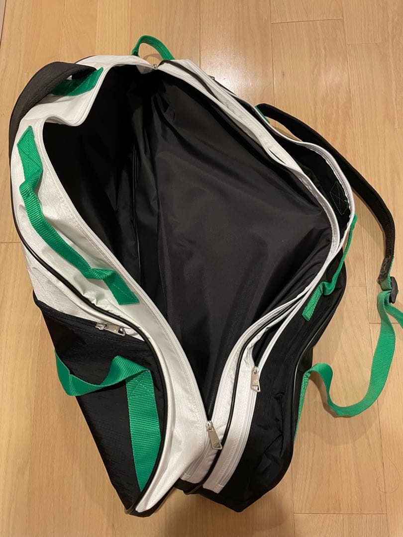 YONEX バドミントンバッグ ブラック/ホワイト/グリーン