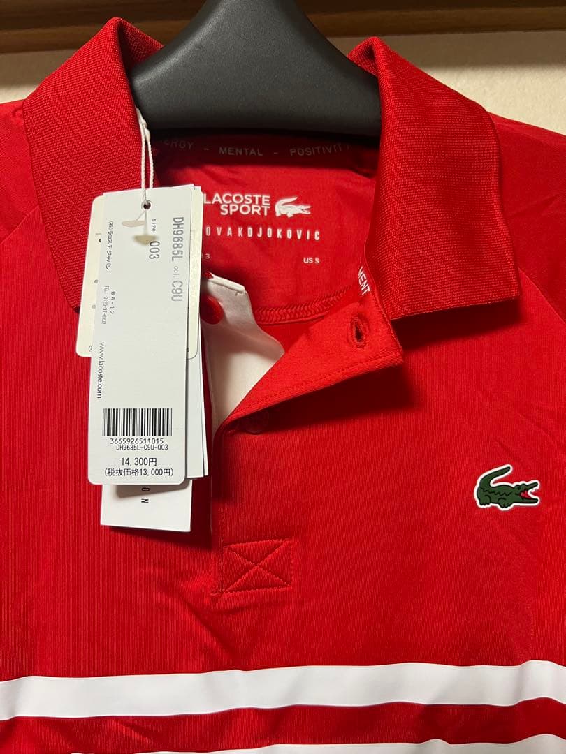 r*k様 定価税込み¥14300円LACOSTE NOVAK DJOKOVICサ