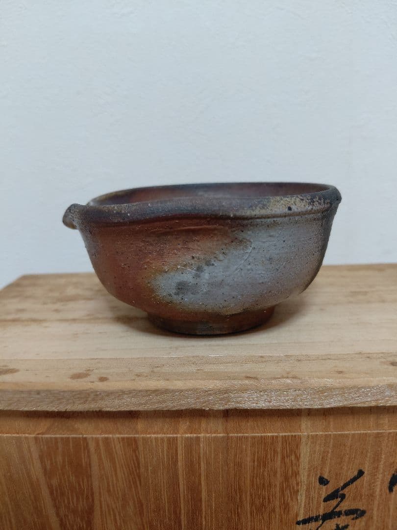備前焼 泰山窯 茶器セット 宝瓶 湯冷 煎茶碗5客 共箱